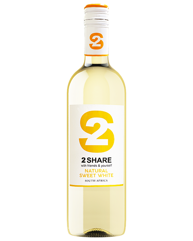 2 Share Natural Sweet White 750ML